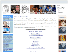 Tablet Screenshot of patent-search-information.com